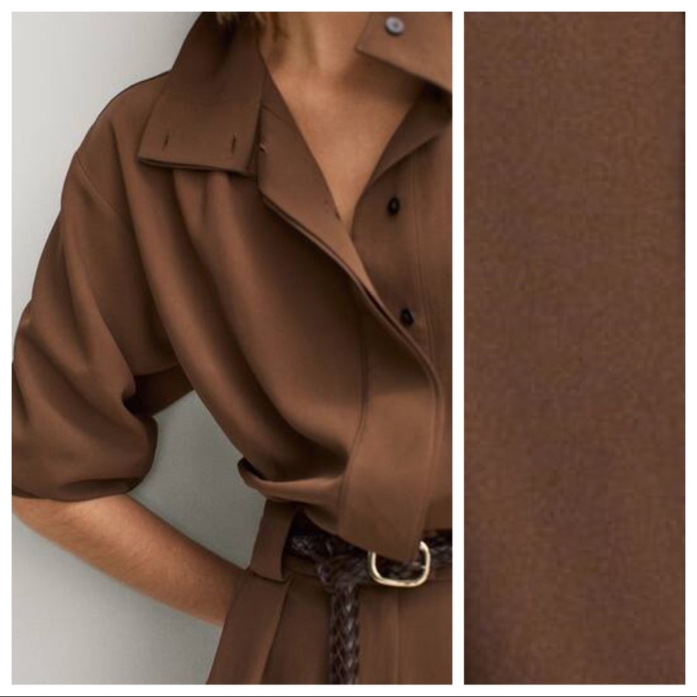 NWT. Massimo Dutti Brown Jumpsuit. Size 10. - Picture 7 of 12